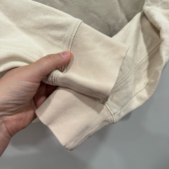 Madewell Arrowhead Lodge Funnel Neck Sweatshirt Small Cream - Picture 4 of 7